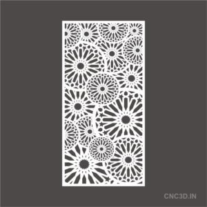 2D4x2-1001 2D Panel Vector DXF EPS Download CNC Grill Cutting Size ratio 4×2