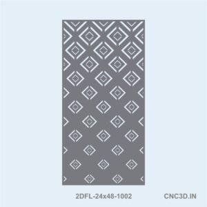2DFL-24x48-1002 2D Fiber Laser Vector DXF EPS Download Grill Cutting Size Ratio 24x48
