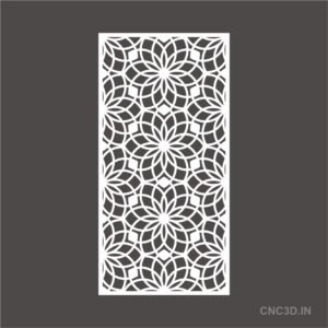 2D4x2-1007 2D Panel Vector DXF EPS Download CNC Grill Cutting Size ratio 4×2