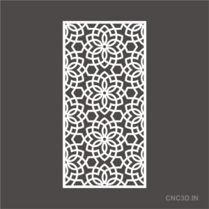 2D4x2-1008 2D Panel Vector DXF EPS Download CNC Grill Cutting Size ratio 4×2