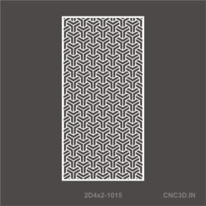 2D4x2-1015 2D Panel Vector DXF EPS Download CNC Grill Cutting Size ratio 4×2