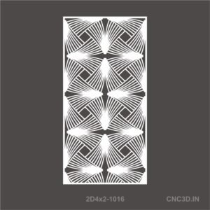 2D4x2-1016 2D Panel Vector DXF EPS Download CNC Grill Cutting Size ratio 4×2