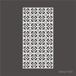 2D4x2-1023 2D Panel Vector DXF EPS Download CNC Grill Cutting Size ratio 4×2